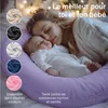 Oreiller ELONEO pour dormir sur le côté avec housse, Voir les images du produit 6