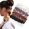 Zestaw 6 Gumek Do Włosów Satynowe Scrunchies Mocne Gumki Podgląd zdjęcia produktu 7