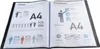 Cartella EXACOMPTA, DIN A4, PP, 40 tasche, nero Anteprima dell’immagine prodotto 4