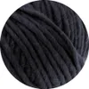 A close-up view of dark gray yarn. Produktbild-Vorschau
