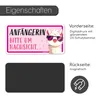 younikat Auto-Magnet-Schild Anfängerin Lama Rosa I 20 x 10 Produktbild-Vorschau 3