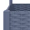 vidaXL Pflanzkübel mit Rankgitter Dunkelgrau 80x80x136 cm Produktbild-Vorschau 12