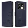 Kožené pouzdro pro Infinix Note 40 Pro 5G, sladká kočka Náhled obrázku produktu 2