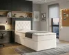 NORDELO Boxspringbett ELEGANTE 90x200 cm AMOR Velvet Creme Produktbild-Vorschau 1