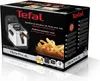 The image shows the packaging of a Tefal deep fryer. Produktbild-Vorschau