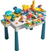 Ergonomischer Kindertisch mit Bauklötze-Set, Doppelseitig, Produktbild-Vorschau 1