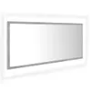 vidaXL LED-Badspiegel Betongrau 100x8,5x37 cm Acryl -  Produktbild-Vorschau 3