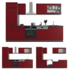 Küchenzeile Vicco R-Line Rot/Anthrazit 300 cm J-Shape, Produktbild-Vorschau 7