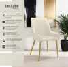Chaise rembourrée Avane, aspect velours, capacité de charge Voir les images du produit 2