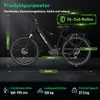 X3 E-Bike 26 Zoll, Elektrofahrrad mit 7-Gang Shimano Produktbild-Vorschau 3