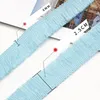 Fransenband 3 m x 2,5 cm, dekorativ, Khaki, Polyester Productafbeelding-voorbeeld