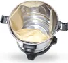 A top-down view of the inside of a vacuum cleaner canister with paper bags placed inside. Produktbild-Vorschau