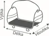 Holzkorb / Kaminholzkorb Baseline Filz grau Produktbild-Vorschau 2