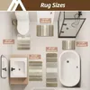 Beige antislip badmat, 60 x 90 cm, machinewasbaar Productafbeelding-voorbeeld 3