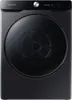 A front view of a black Samsung washing machine. Produktbild-Vorschau