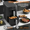 Freidora de aire XXL de 10 L con doble cesta – Airfryer de Vista previa de la imagen del producto 5