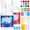Epoxidharz Set 3788ml Epoxidharz mit Härter 1:1 Mischung Produktbild-Vorschau 1