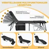 Yaheetech – łóżko polowe, leżak składany z materacem i Podgląd zdjęcia produktu 6