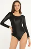 Gatta Body Perfect BLACK BRILLANT jednodílné lesklé body s Náhled obrázku produktu 2