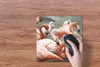 MuchoWow® Mauspad Mousepad Gruppe von rosa Flamingos auf Produktbild-Vorschau 3