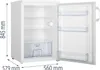 Gorenje Freistehend Kühlschrank, 84.5 x 56 x 59.8 cm, Weiß, Produktbild-Vorschau 3