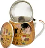 Duo de tasses à café Klimt The Kiss en porcelaine, mug, Voir les images du produit 2