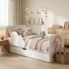 Komplett-Kinderbett 140x70 Weiß | Mit Rausfallschutz, Produktbild-Vorschau 4