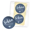 itenga 24x Sticker Aufkleber "Schön dass du da bist" Produktbild-Vorschau 3