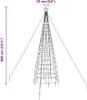 Arbre de Noël LED vidaXL EKENAS, 400 cm, 800 LED, Voir les images du produit 8