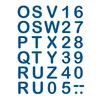 ROTH Bügelbuchstaben, gedruckt, A-Z, Cool Colour Produktbild-Vorschau 3