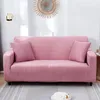 Sofabezug - FUNMOON - 3-Sitzer - Rosa - Synthetik - Stretch Produktbild-Vorschau 1