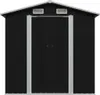 vidaXL Abri de jardin anthracite acier 204 x 132 x 186 cm Voir les images du produit 9