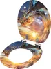 A toilet seat and lid with a wave and sunset design. Náhled obrázku produktu