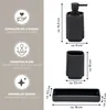 Set di accessori da bagno eluno VALONA 3 pezzi composto da Anteprima dell’immagine prodotto 7