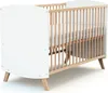 AT4 - Lit bébé en bois 60 x 120 cm SCANDINAVE Blanc et Voir les images du produit 3