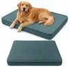 HUNDEBETT HUNDEKISSEN HUNDEMATTE CORD XL 120x80 CM Türkis Produktbild-Vorschau 1