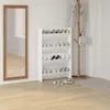 vidaXL Nástěnné botníky 2 ks. Bílé 80x18x60 cm výrobek ze Náhled obrázku produktu 3