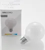 A product shot of an LED light bulb and its packaging. Produktbild-Vorschau