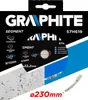 GRAFITE Lama diamantata 230 x 22,2 mm, segmentata Anteprima dell’immagine prodotto 2
