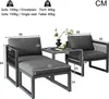 Flieks Gartenlounge Set 4-tlg, Balkonmöbel Terassenmöbel Produktbild-Vorschau 7