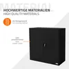 ML-Design Aktenschrank abschließbar, 90x40x90 cm Schwarz, Produktbild-Vorschau 5