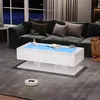 Merax Couchtisch 100x50x35 cm mit 2 Schubladen Hochglanz, Produktbild-Vorschau 2