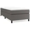 vidaXL Boxspringbett Grau 90x190 cm Kunstleder -  Betten & Produktbild-Vorschau 3