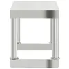 A product shot of a stainless steel kitchen table attachment. Anteprima dell’immagine prodotto