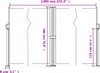 vidaXL Seitenmarkise Ausziehbar Rot 180x1200 cm Produktbild-Vorschau 8