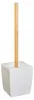 Sepio WC-Bürstengarnitur Valencia 38,5 cm, Weiß-Bambus Produktbild-Vorschau 2