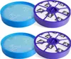 Two blue filters and two purple filters arranged in a 2x2 grid. Produktbild-Vorschau