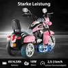 COSTWAY 6V 2,5-3 km/h moto elettrica bambini con faro Anteprima dell’immagine prodotto 6