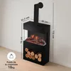 Cheminée électrique KAMINIO Henri 48x117,2 cm 2000 Watt Voir les images du produit 6