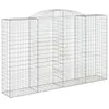 Gabionen mit Hochbogen 9 Stk. 300x50x180/200cm Verzinktes Produktbild-Vorschau 3
